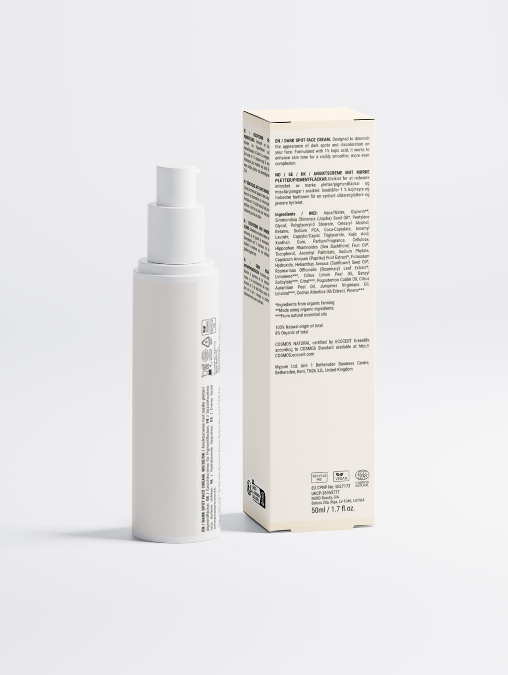 Dark Spot Face Cream with Kojic Acid
